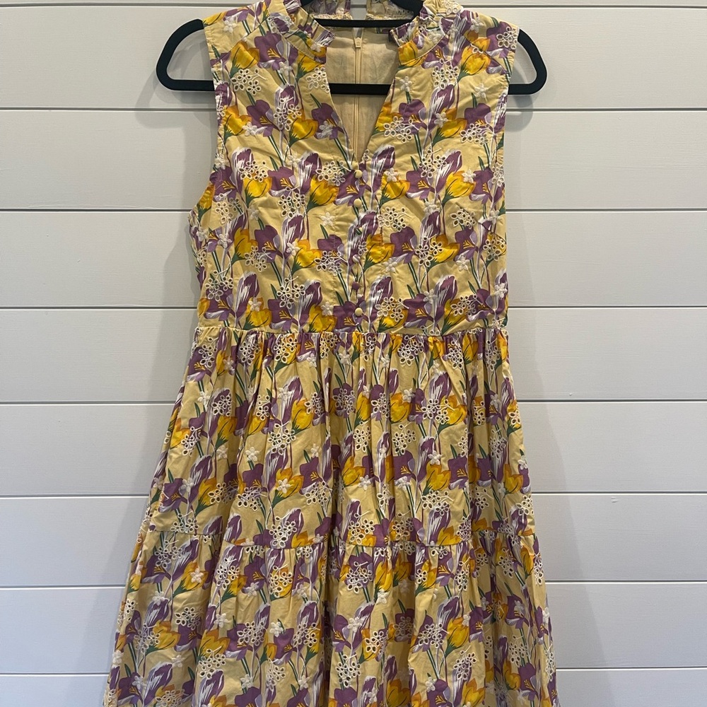 Fate Yellow Sleeveless V-Neck Sundress